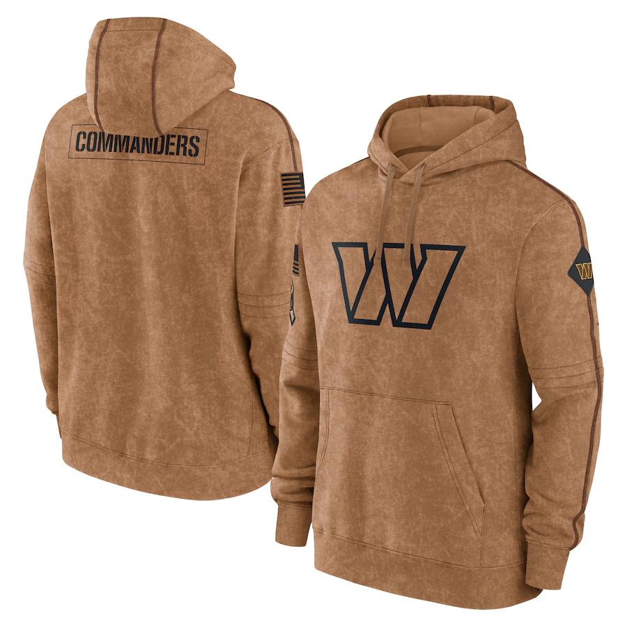 W.Redskins 2023 Salute To Service Club Pullover Hoodie Cheap sale Birthday and Christmas gifts Stitched American Football Jerseys - Main View