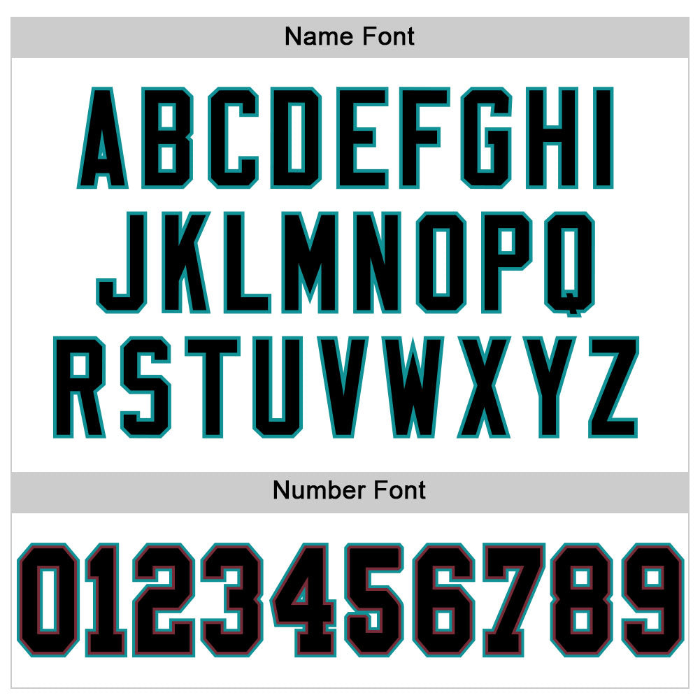Custom White Black-Aqua Mesh Authentic Football Jersey view 4