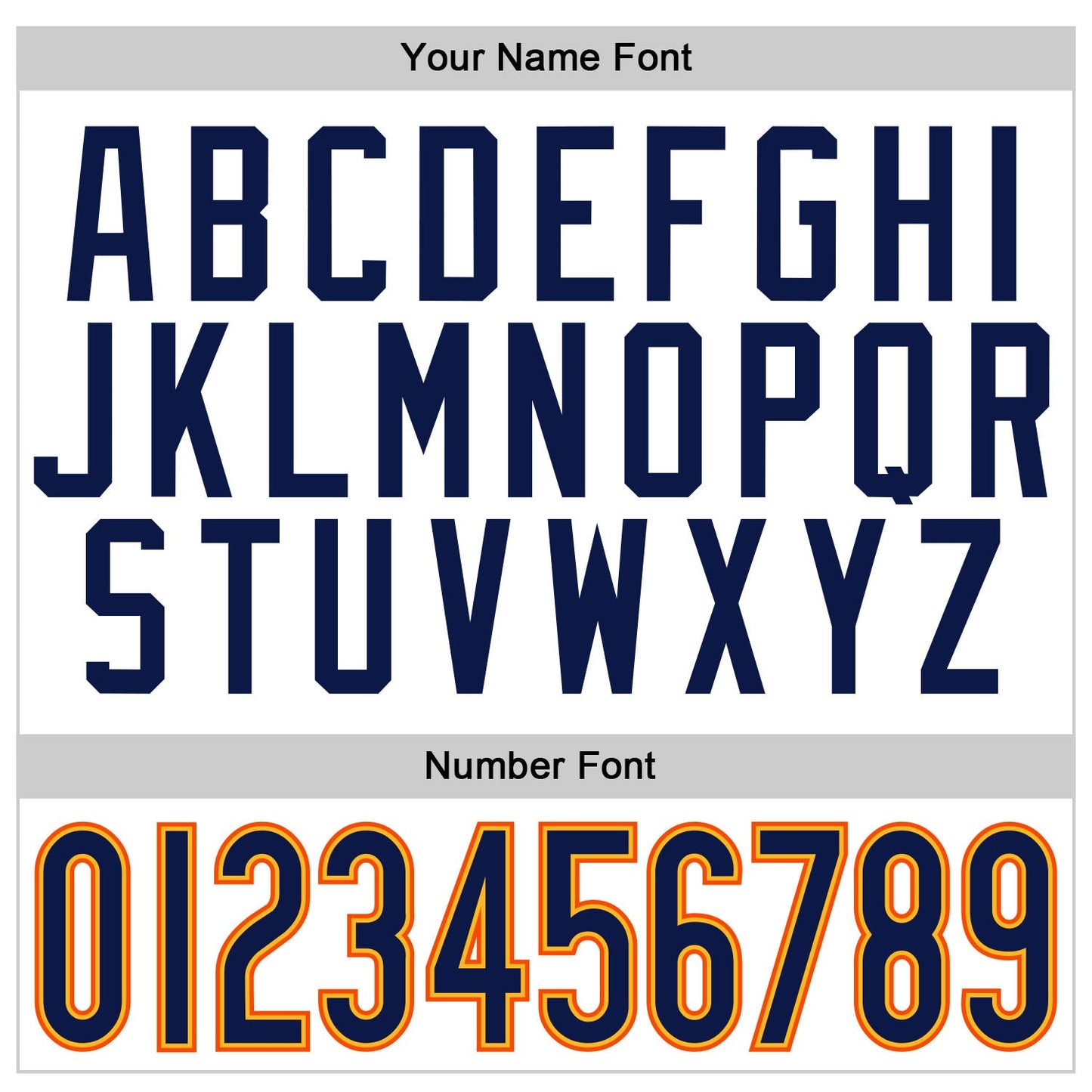Custom White Navy-Orange Mesh Authentic Football Jersey view 4