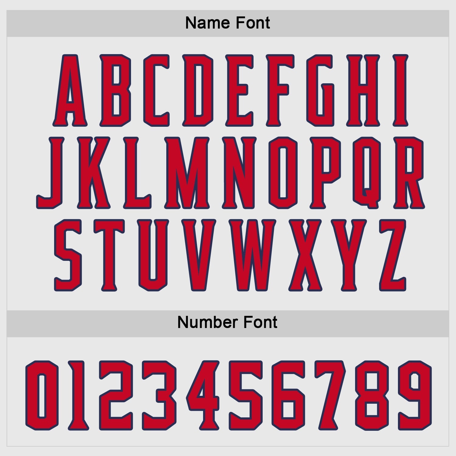 Custom White Red-Navy Hockey Jersey view 4