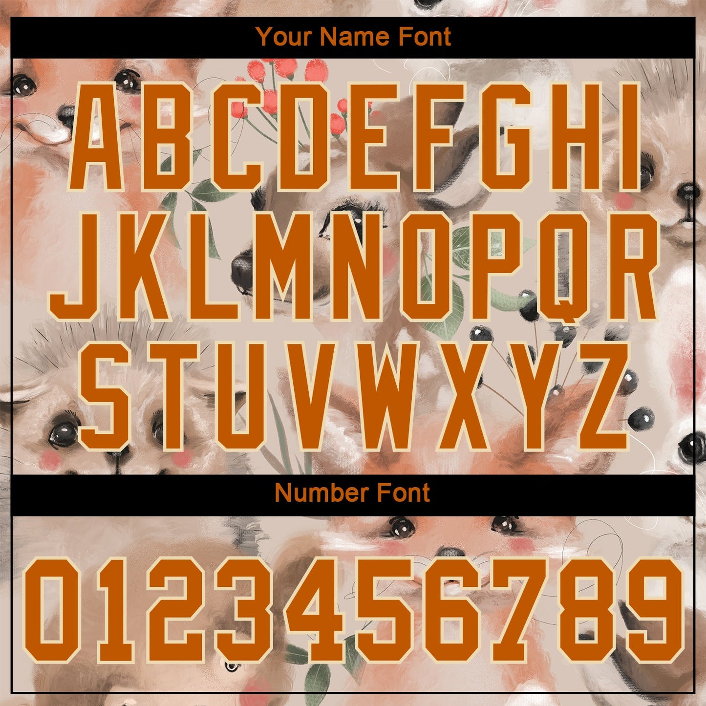 Custom White Texas Orange-Cream 3D Pattern Design Foxes Authentic Baseball Jersey view 5