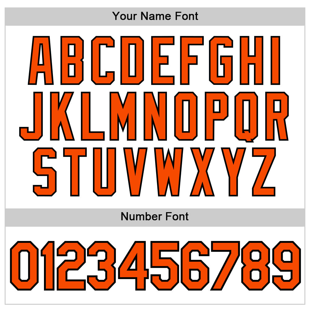 Custom White Orange-Black Authentic Sleeveless Baseball Jersey view 4