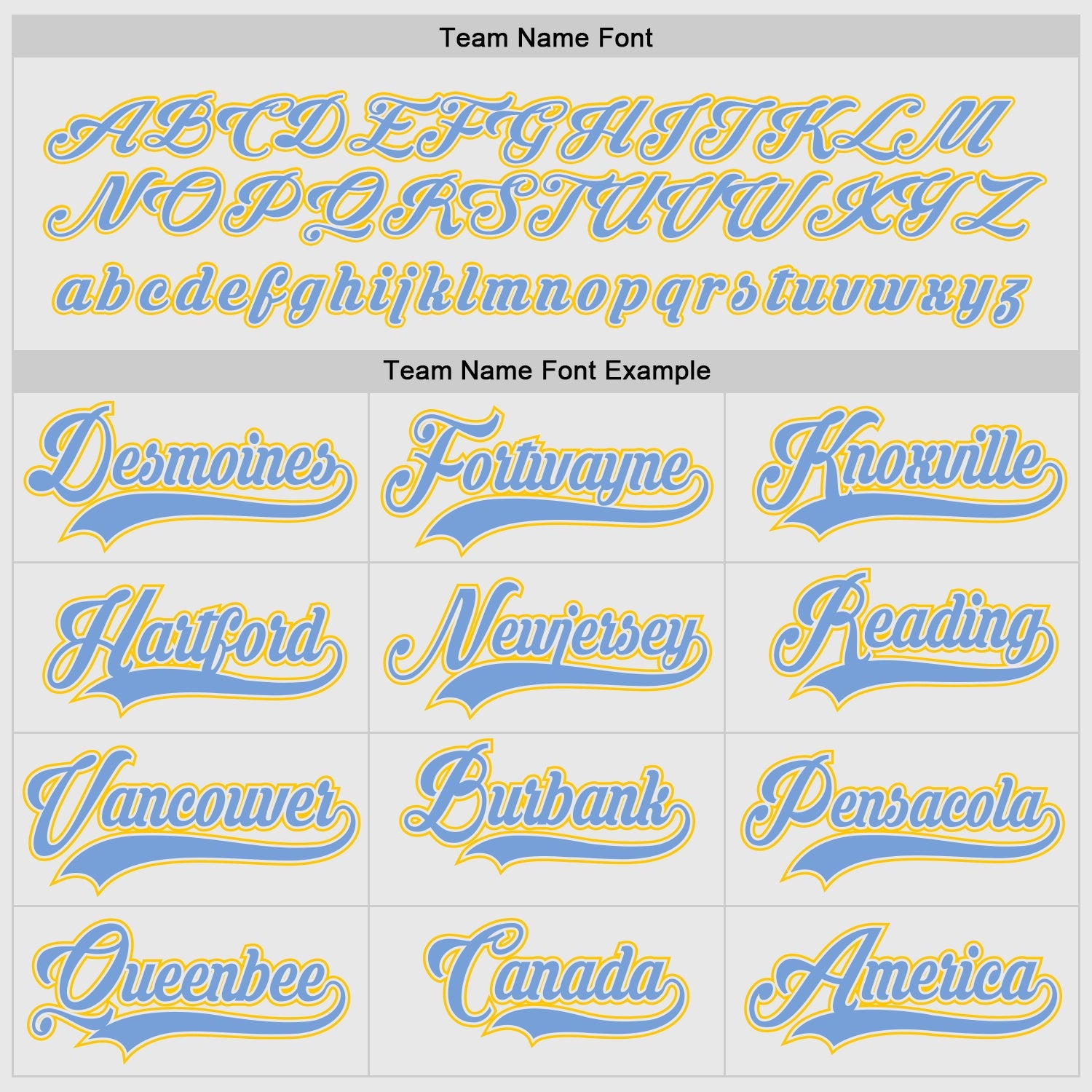 Custom White Light Blue-Gold Hockey Jersey view 4
