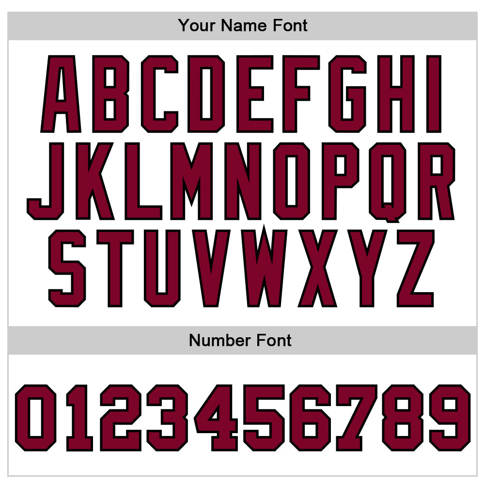 Custom White Maroon-Black Authentic Throwback Basketball Jersey view 3