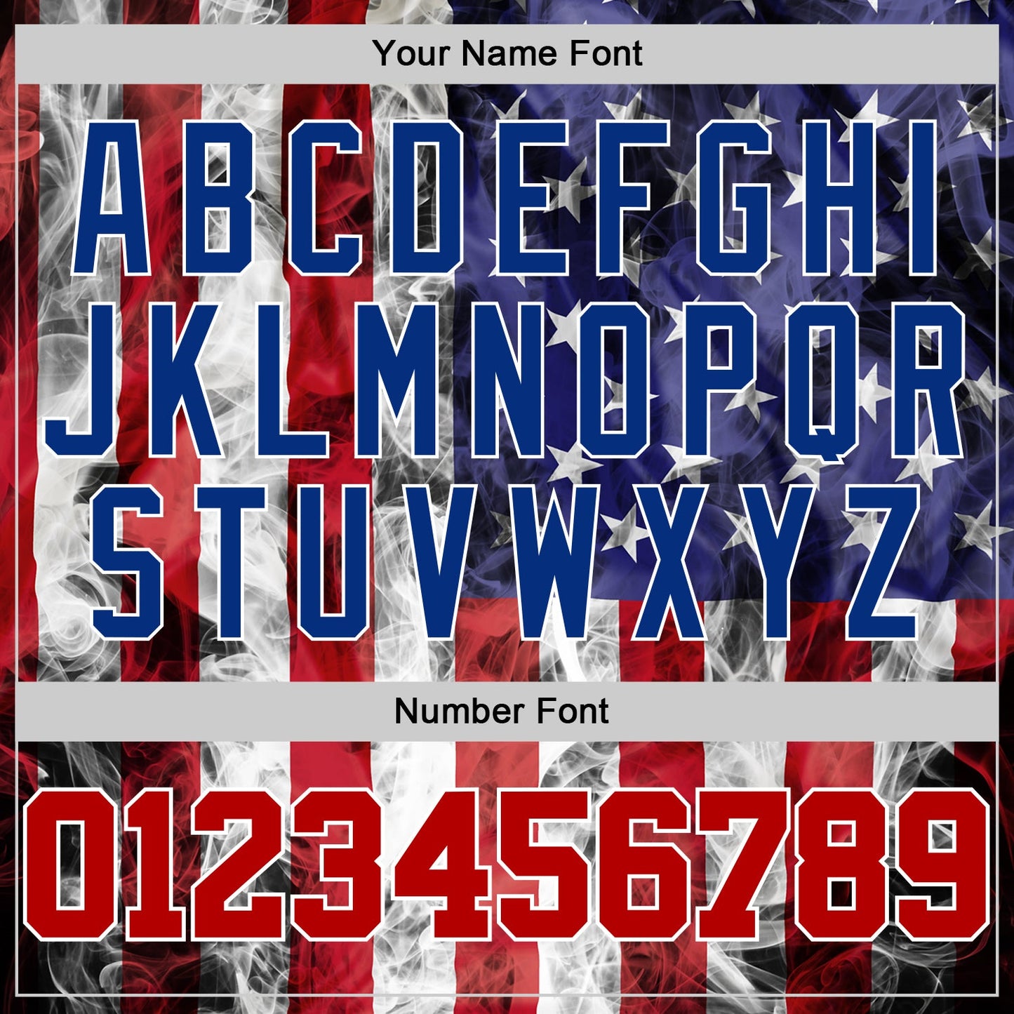 Custom White Red-Royal 3D American Flag Authentic Baseball Jersey view 5