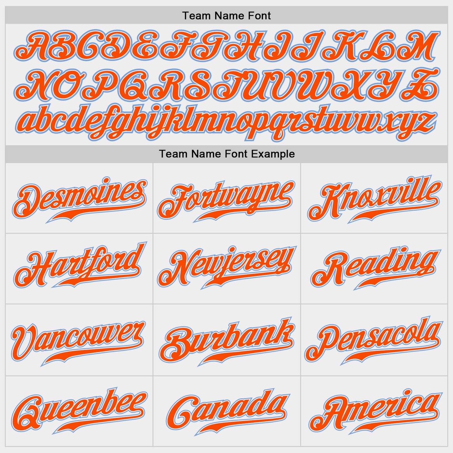 Custom White Powder Blue-Orange Authentic Baseball Jersey view 4