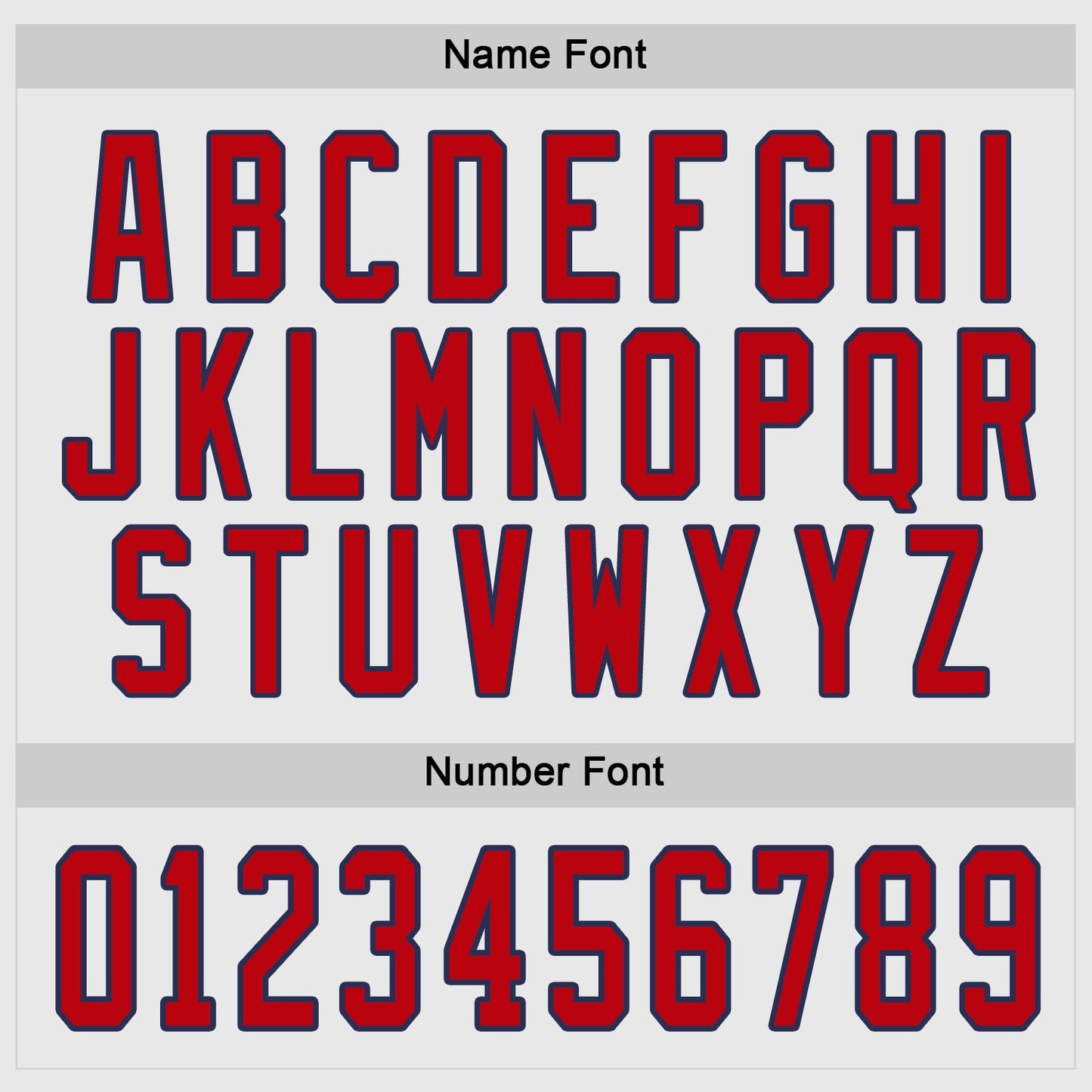 Custom White Red-Navy Hockey Jersey view 4