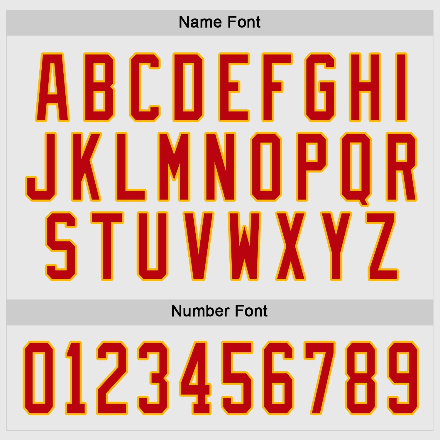 Custom White Red-Gold Hockey Jersey view 4