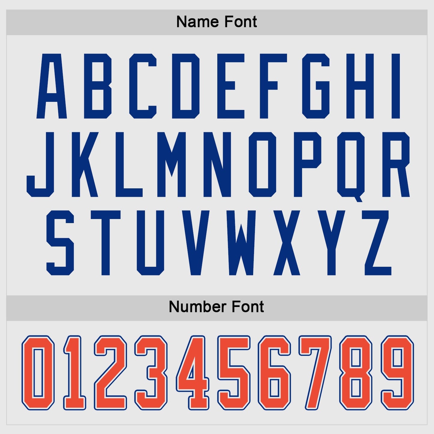 Custom White Orange-Royal Hockey Jersey view 4