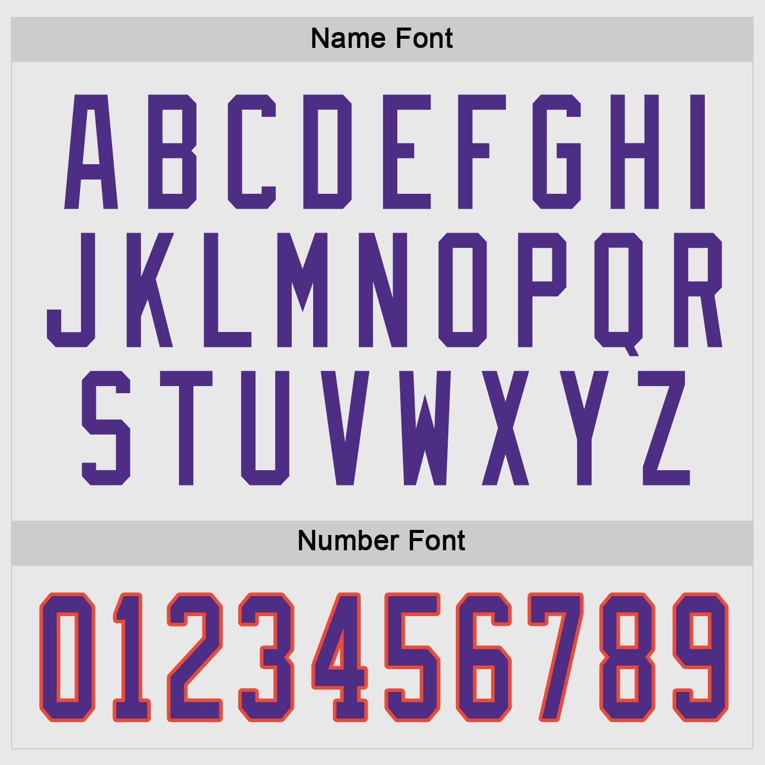 Custom White Purple-Orange Hockey Jersey view 4