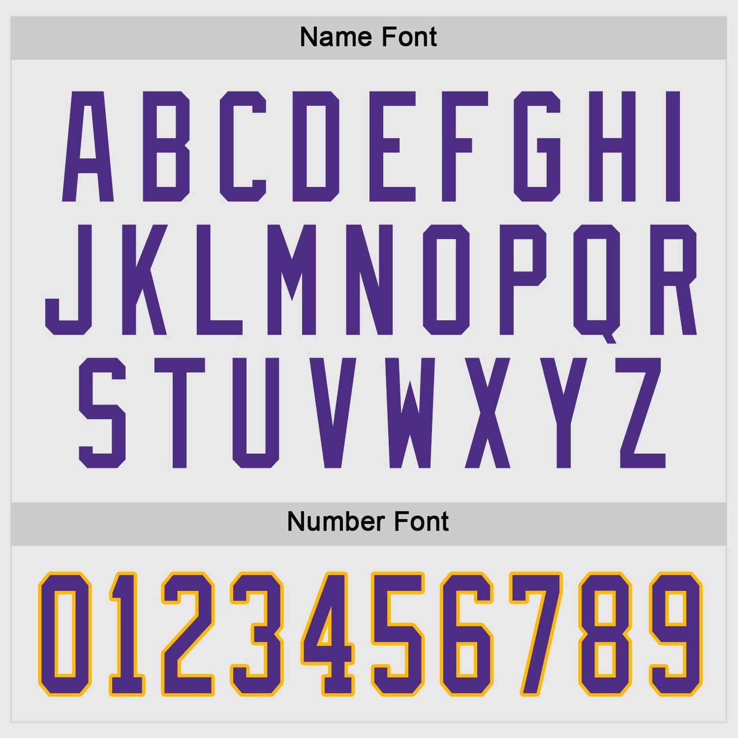 Custom White Purple-Gold Hockey Jersey view 4