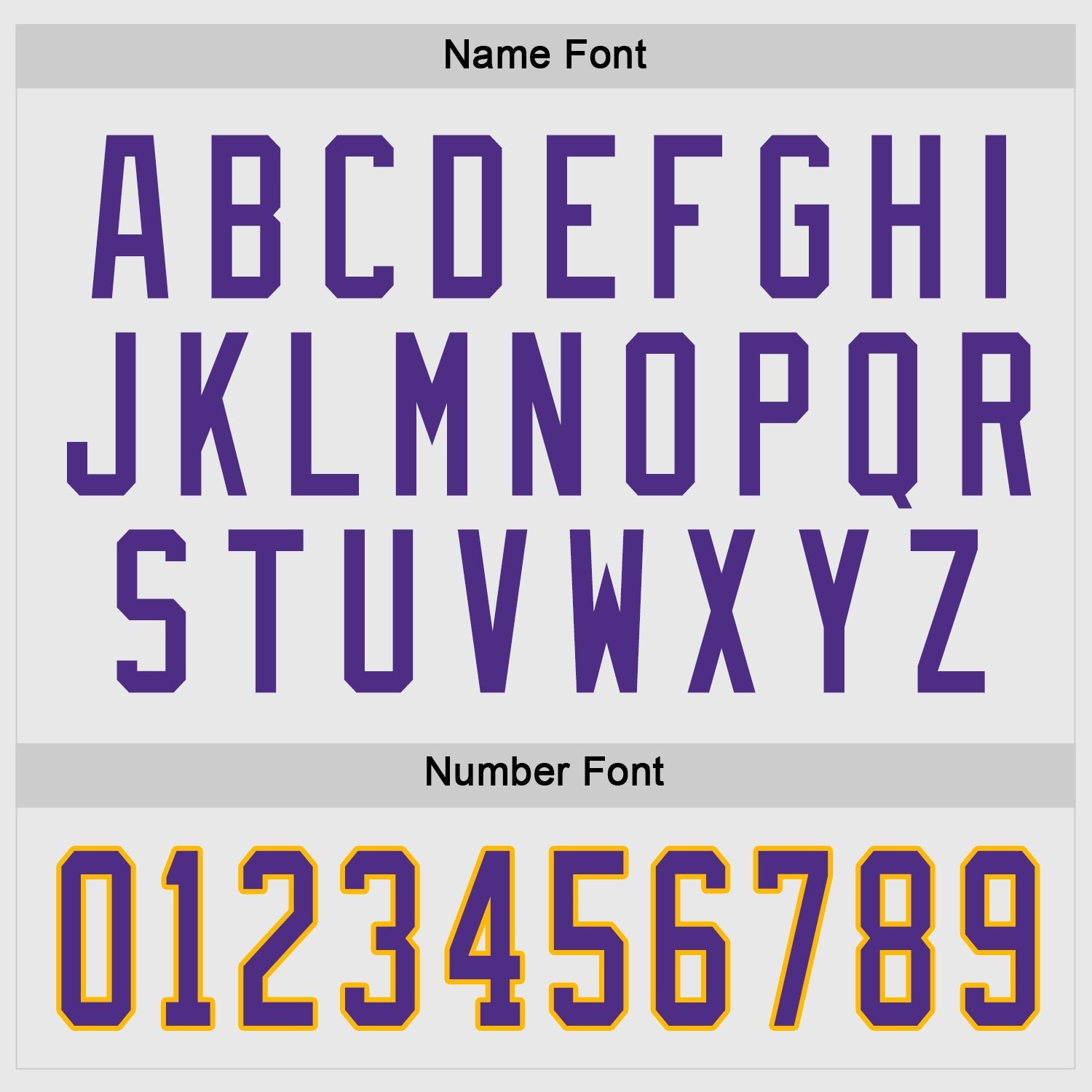 Custom White Purple-Gold Hockey Jersey view 4