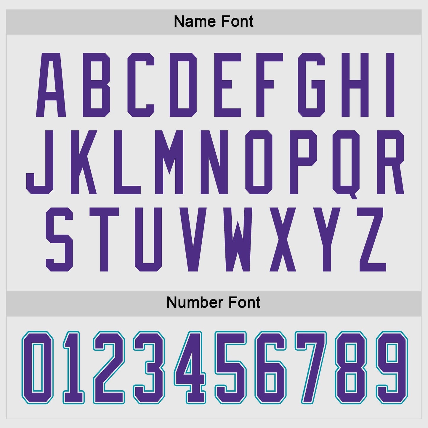 Custom White Purple-Teal Hockey Jersey view 4