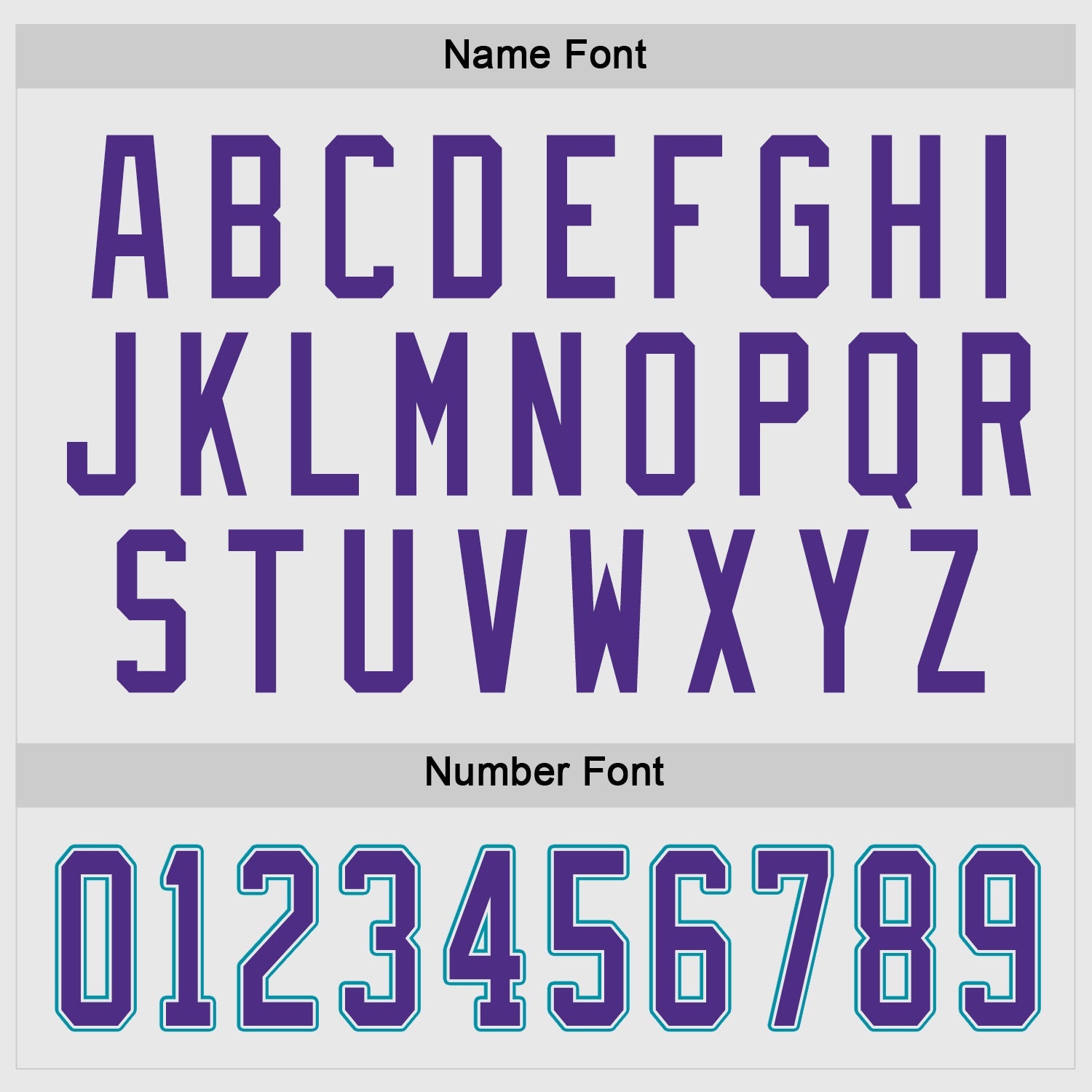 Custom White Purple-Teal Hockey Jersey view 4