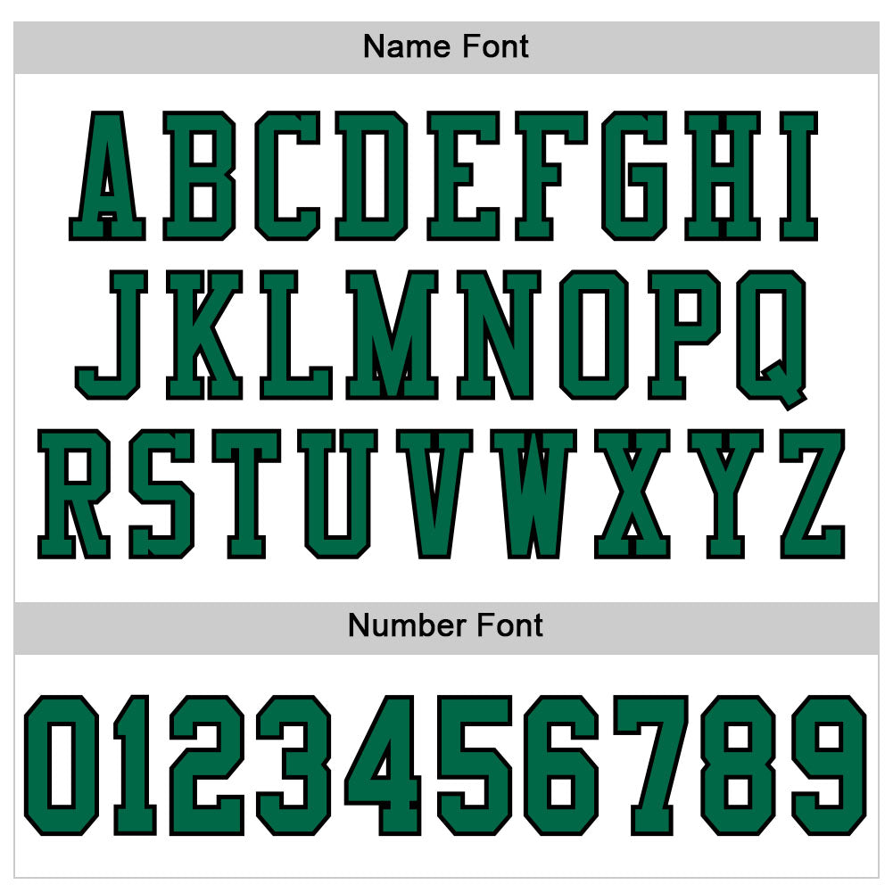 Custom White Kelly Green-Black Mesh Authentic Football Jersey view 4
