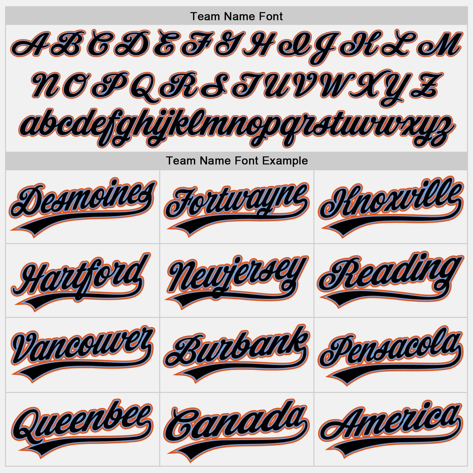 Custom White Black Powder Blue-Orange Authentic Baseball Jersey view 4