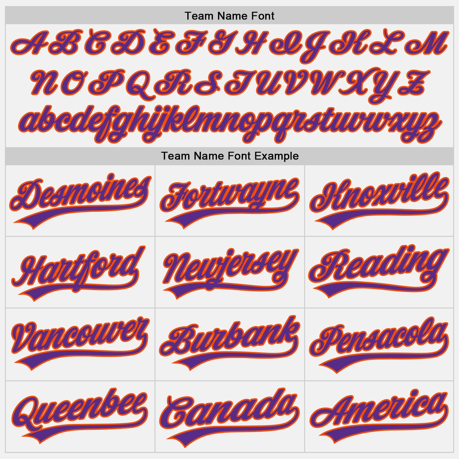 Custom White Purple Pinstripe Orange Authentic Baseball Jersey view 4
