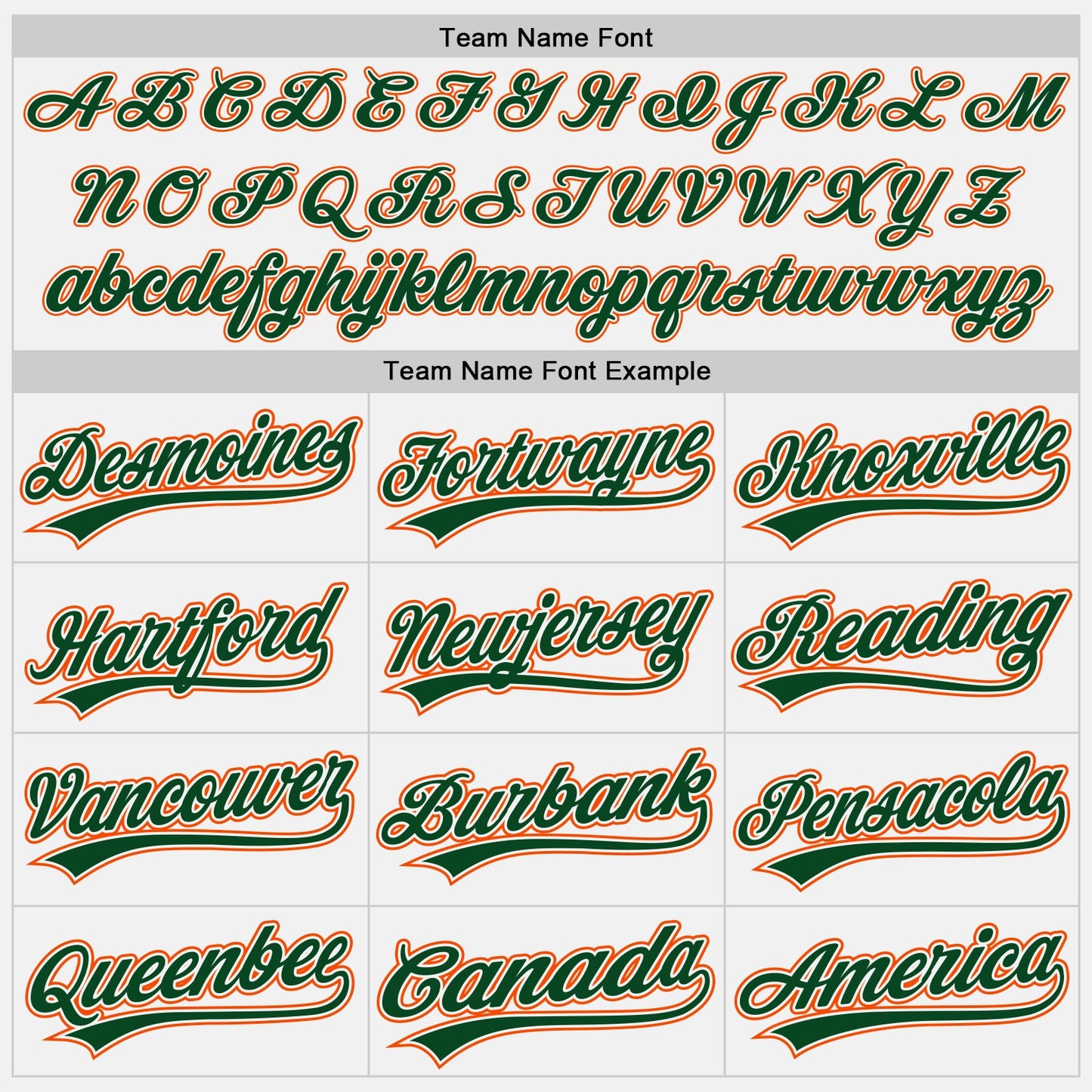 Custom White Green Pinstripe Green-Orange Authentic Baseball Jersey view 4