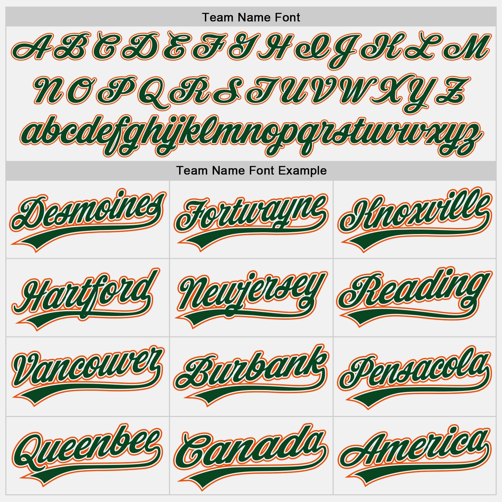 Custom White Green Pinstripe Green-Orange Authentic Baseball Jersey view 4