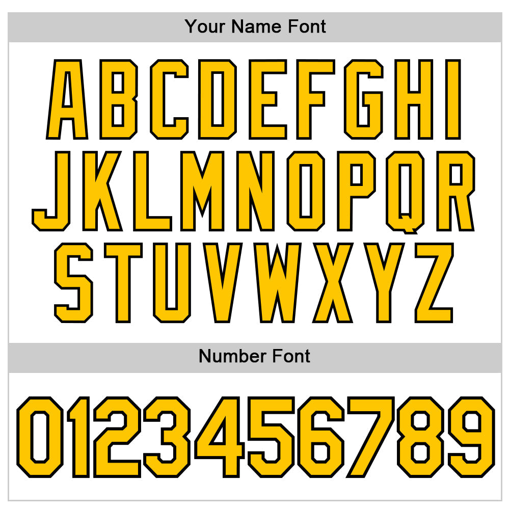 Custom White Yellow-Black Authentic Baseball Jersey view 5