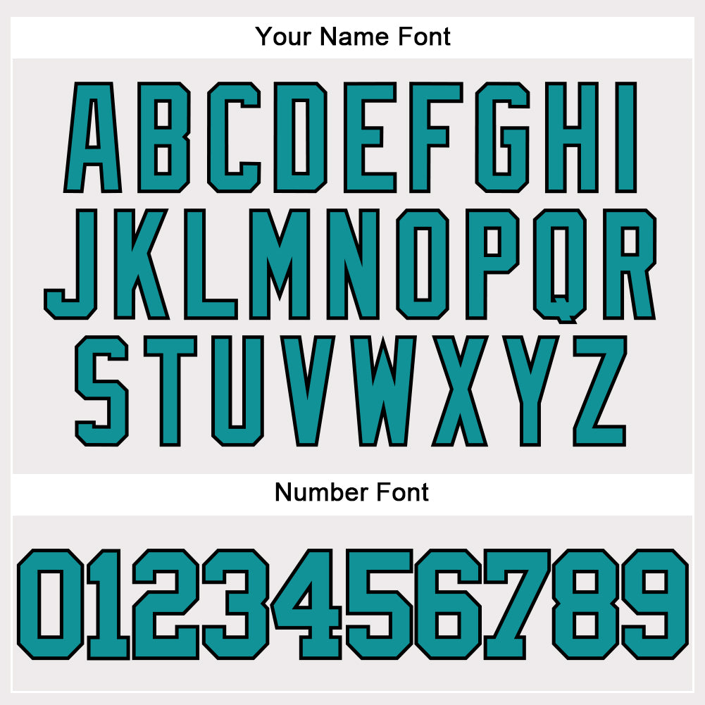 Custom White Teal-Black Authentic Baseball Jersey view 5