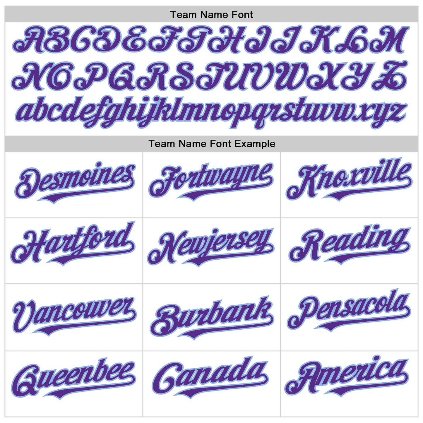 Custom White Purple Pinstripe Light Blue Authentic Sleeveless Baseball Jersey view 3
