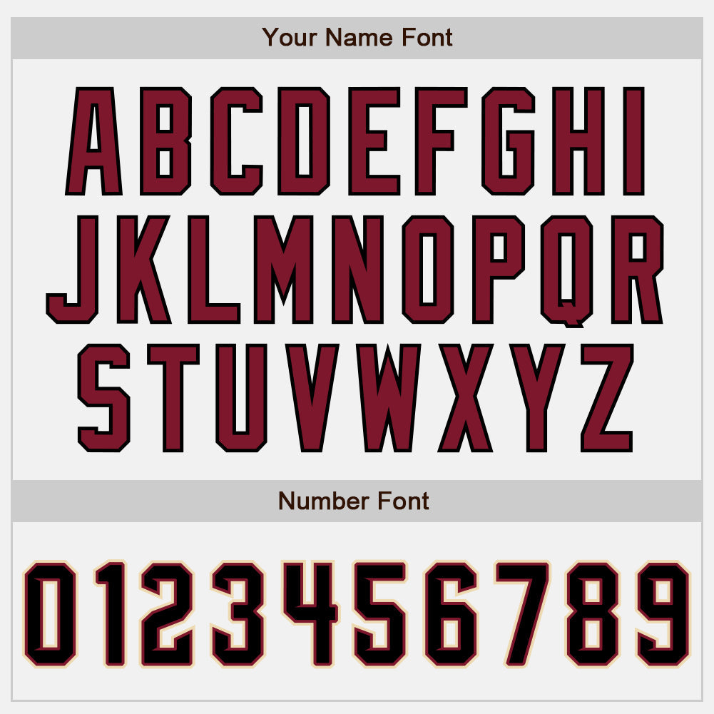 Custom White (Black Crimson Pinstripe) Black Crimson-Cream Authentic Baseball Jersey view 5