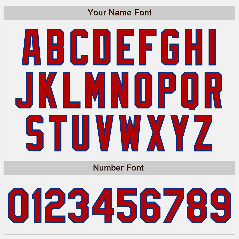Custom White (Royal Red Pinstripe) Red-Royal Authentic Baseball Jersey view 5