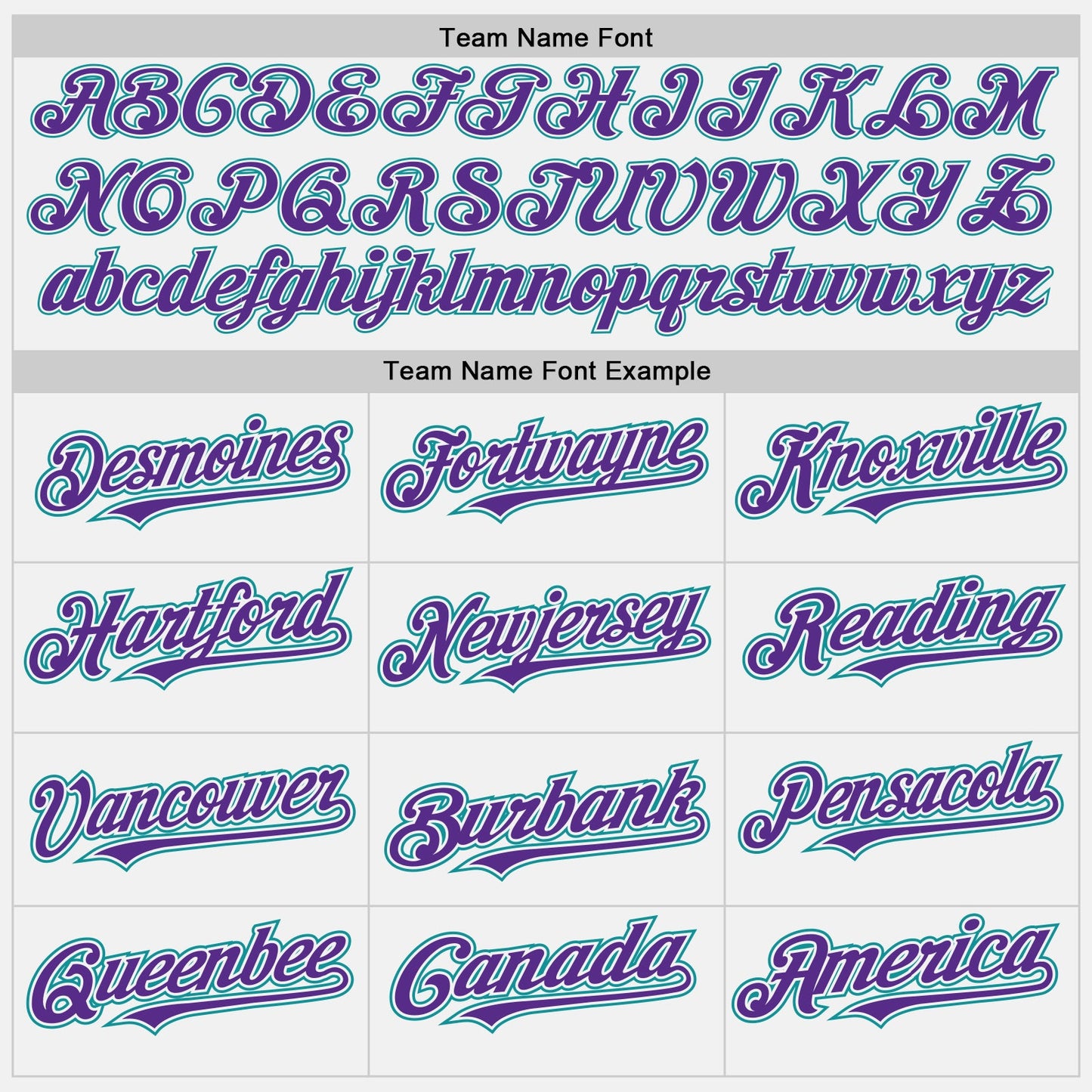 Custom White (Purple Teal Pinstripe) Purple-Teal Authentic Baseball Jersey view 4
