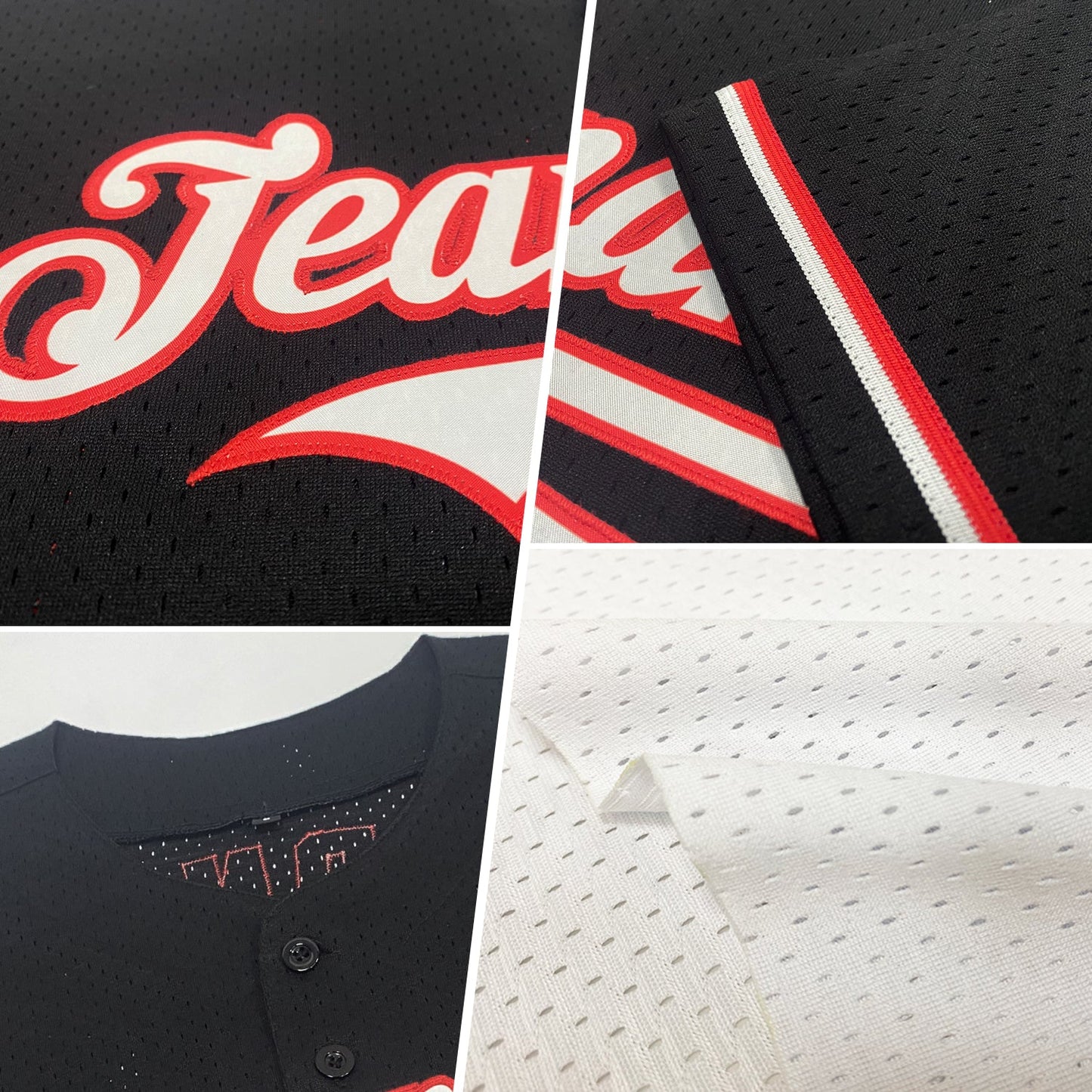 Custom White Navy Mesh Authentic Throwback Baseball Jersey view 2