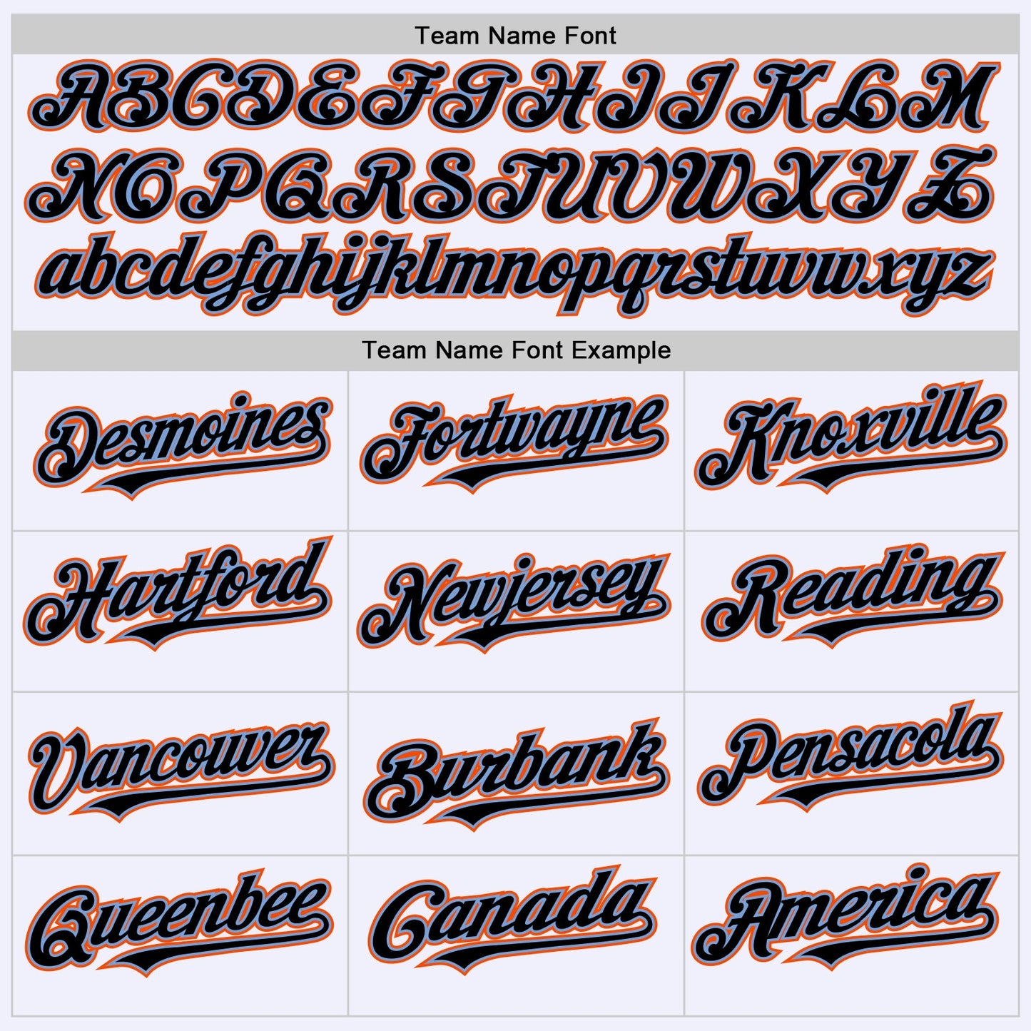 Custom White Black Powder Blue-Orange Mesh Authentic Throwback Baseball Jersey view 4