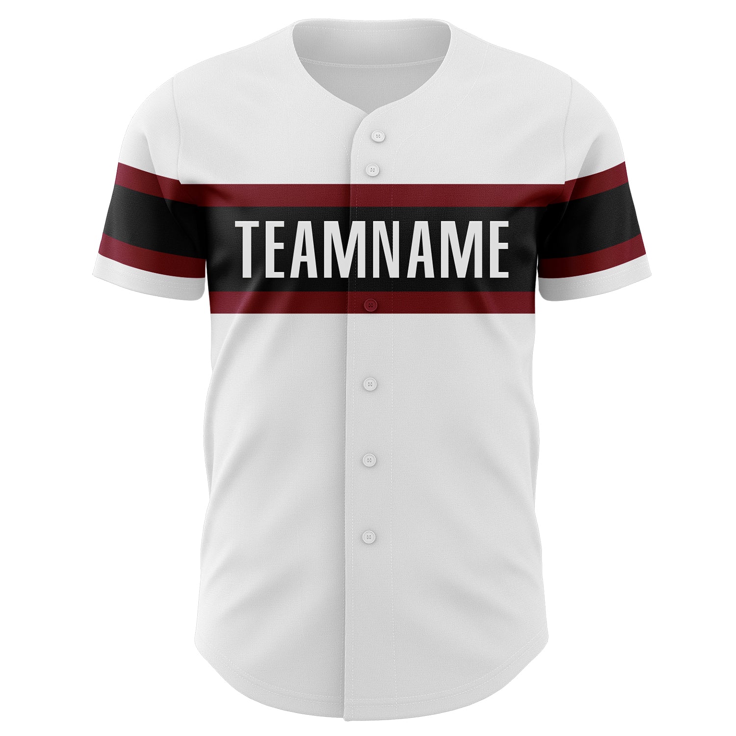 Custom White Vintage USA Flag Black-Maroon Authentic Baseball Jersey view 2