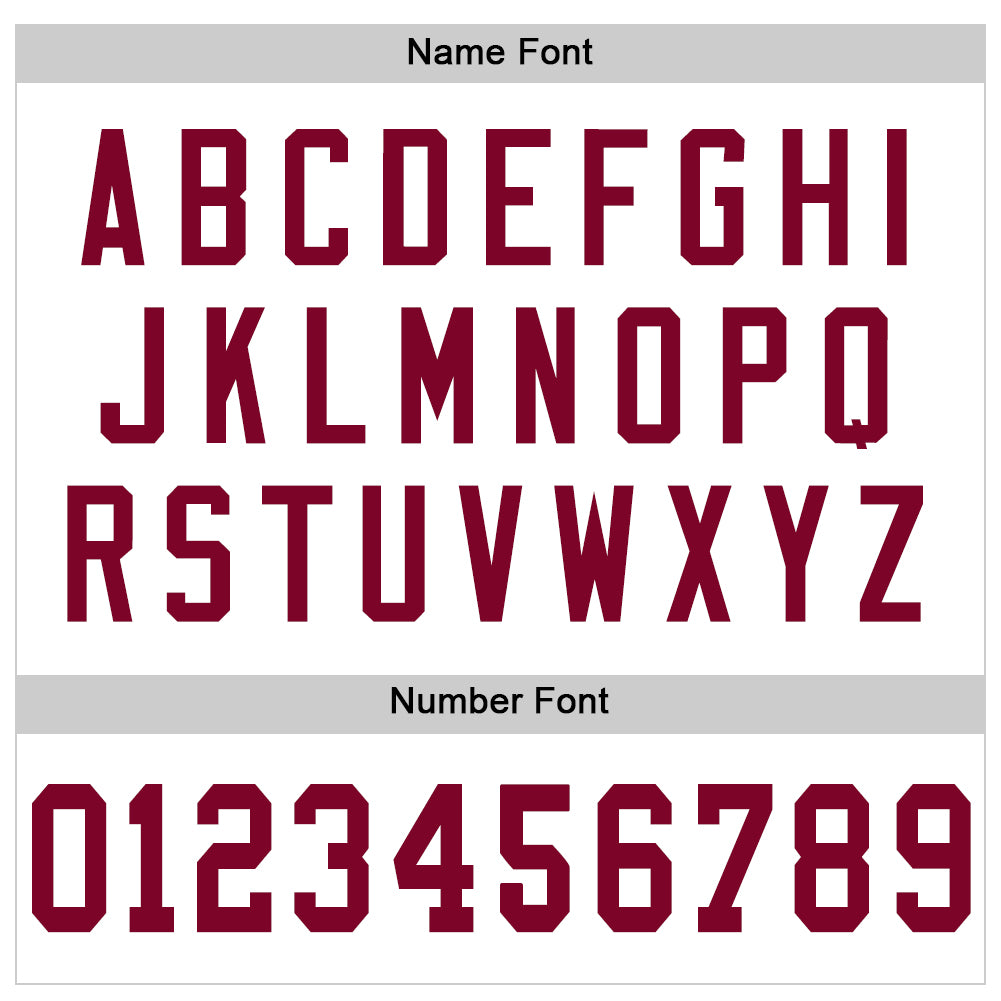 Custom White Maroon Mesh Authentic Throwback Football Jersey view 4