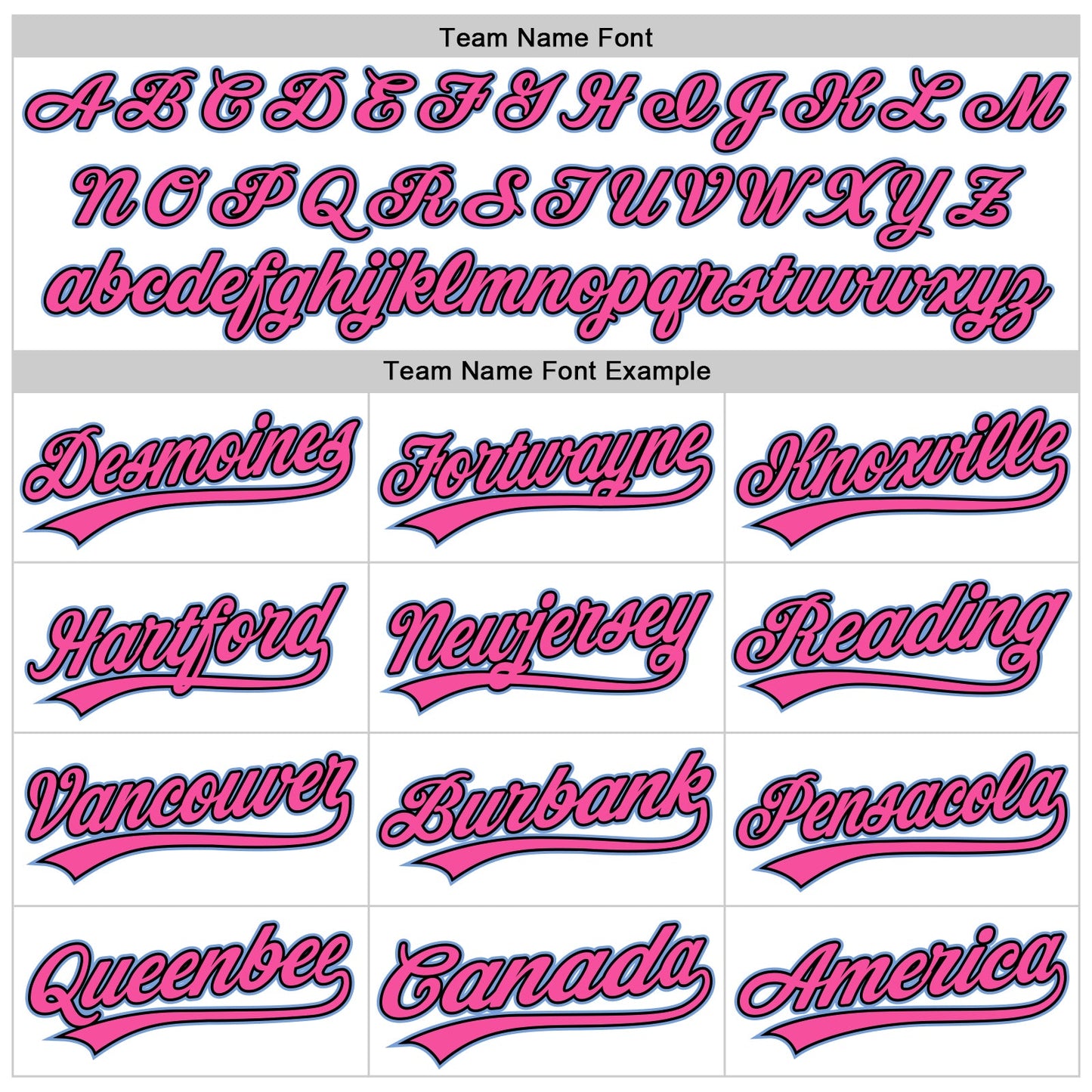 Custom White Light Blue Black-Pink Authentic Throwback Baseball Jersey view 4