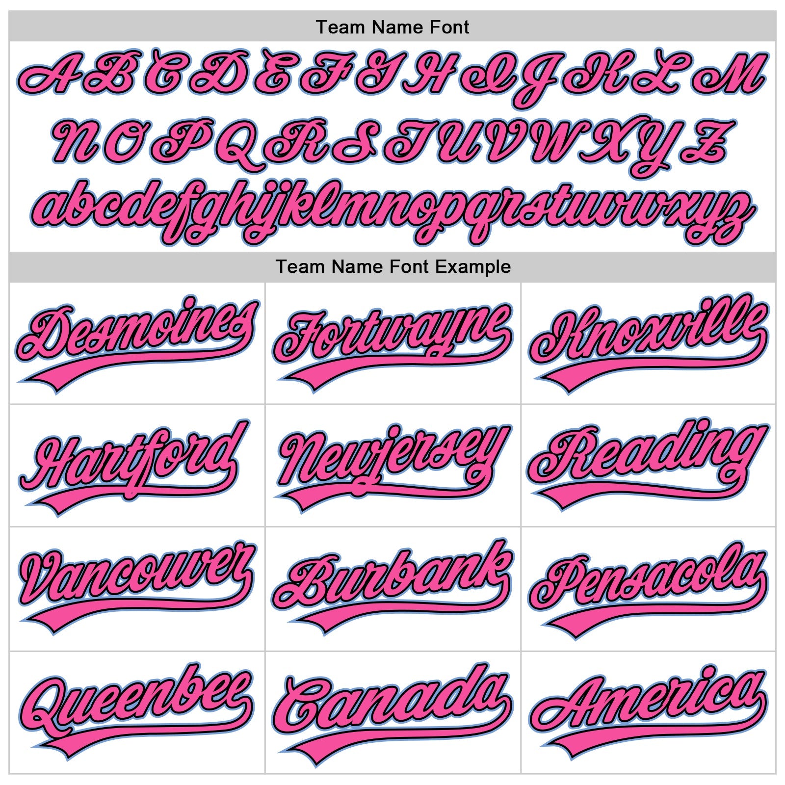 Custom White Light Blue Black-Pink Authentic Throwback Baseball Jersey view 4
