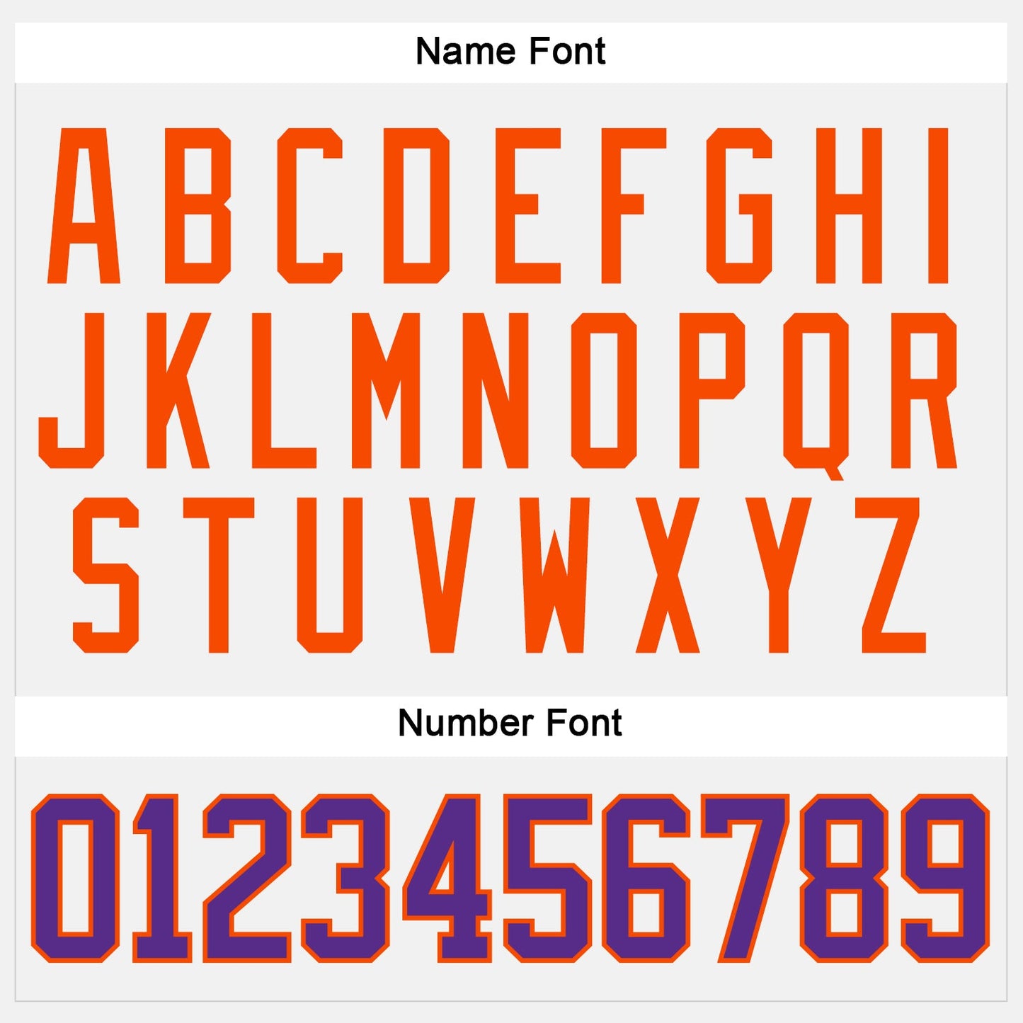 Custom White Purple-Orange Hockey Jersey view 5