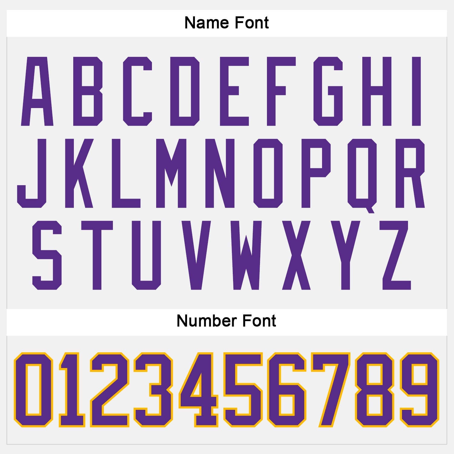 Custom White Purple-Gold Hockey Jersey view 5