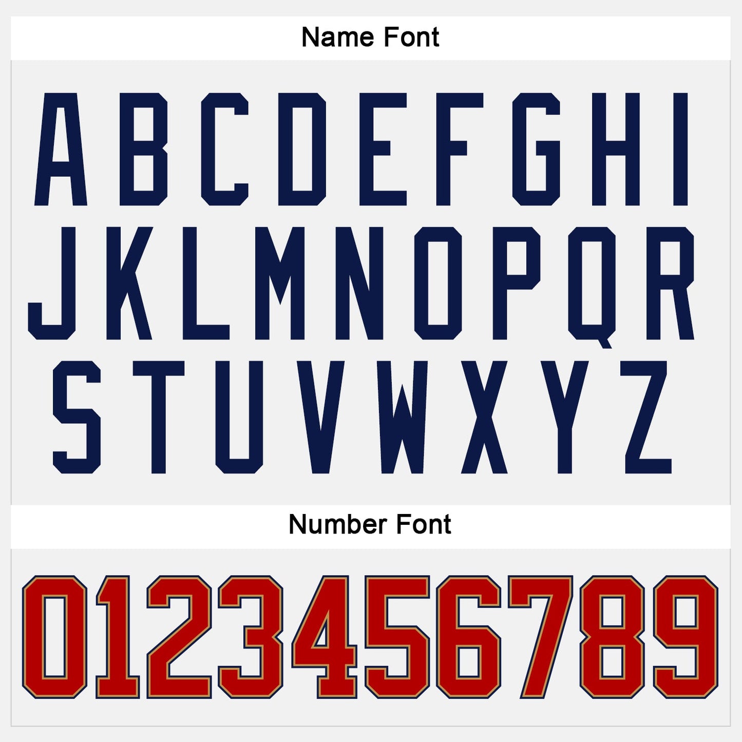 Custom White Red Old Gold-Navy Hockey Jersey view 5