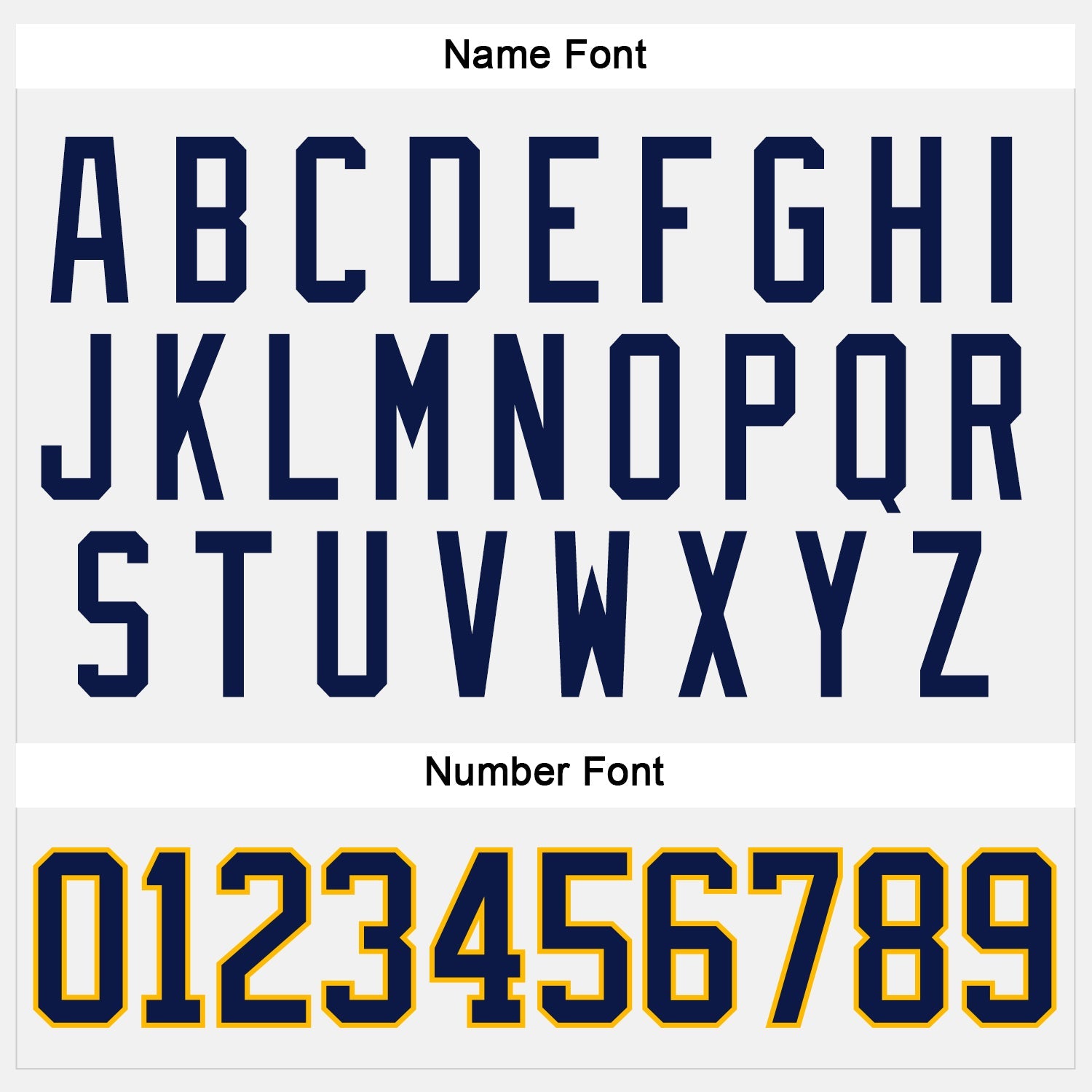 Custom White Navy-Gold Hockey Jersey view 5
