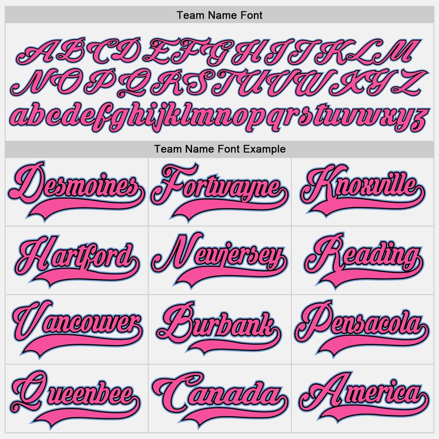 Custom White Light Blue Black-Pink Hockey Jersey view 4