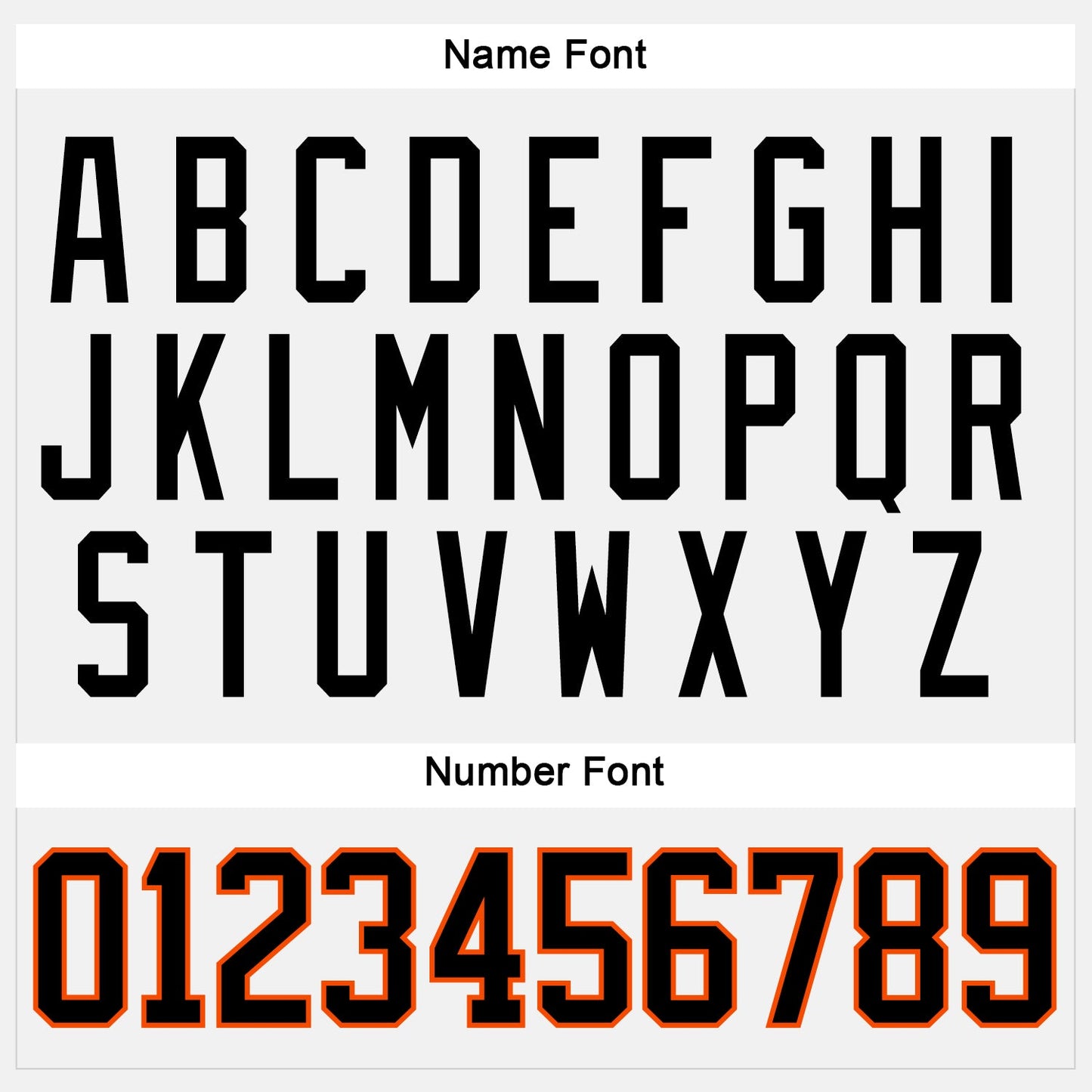 Custom White Black-Orange Hockey Jersey view 5