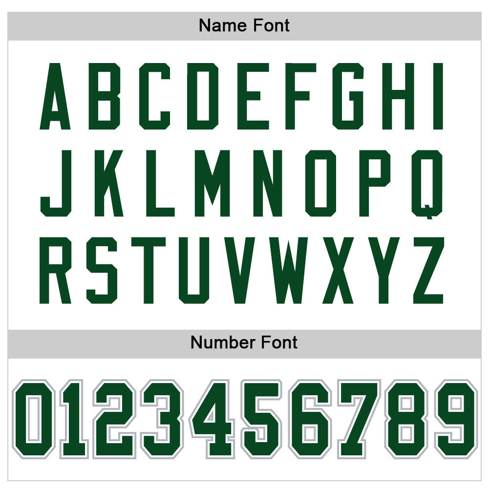 Custom White Green-Gray Mesh Authentic Football Jersey view 4