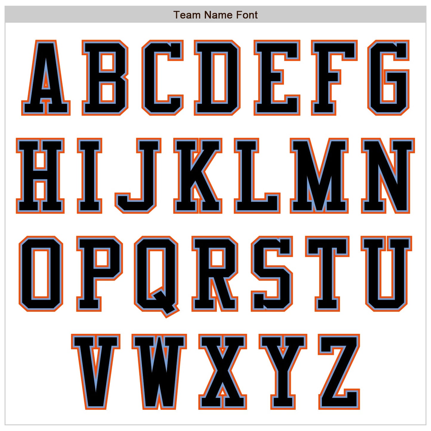 Custom White Black Powder Blue-Orange Authentic Baseball Jersey view 3