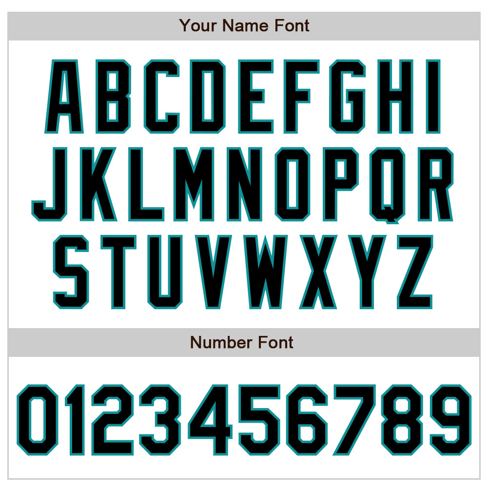 Custom White Black-Teal Authentic Baseball Jersey view 4