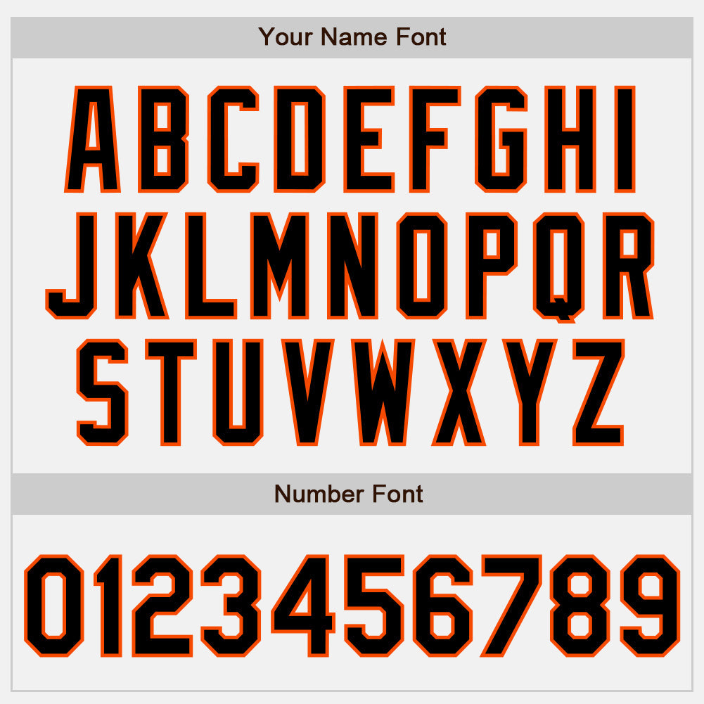 Custom White Black Pinstripe Orange Authentic Baseball Jersey view 5