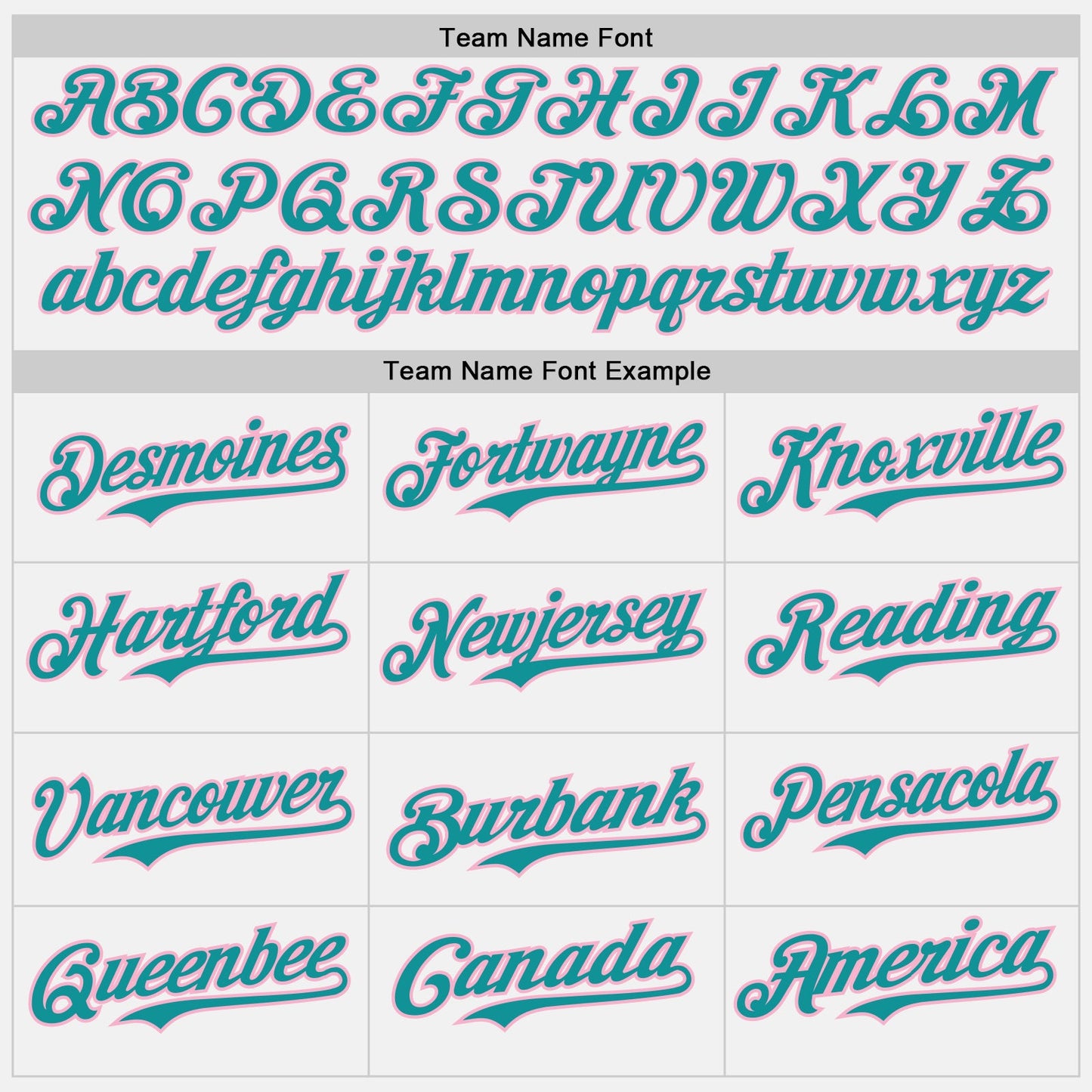 Custom White Teal Pinstripe Light Pink Authentic Baseball Jersey view 4
