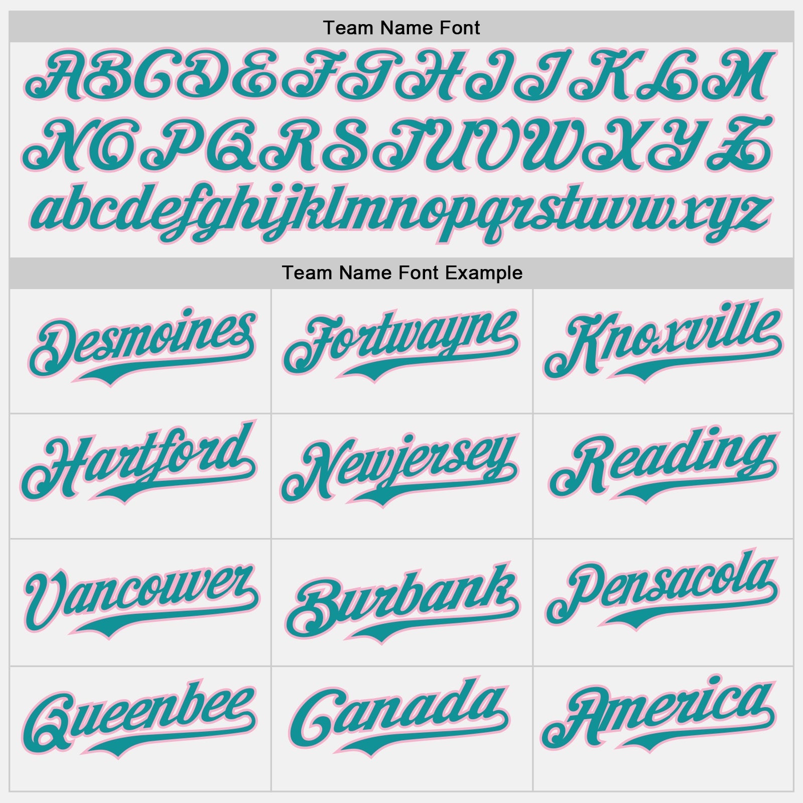 Custom White Teal Pinstripe Light Pink Authentic Baseball Jersey view 4