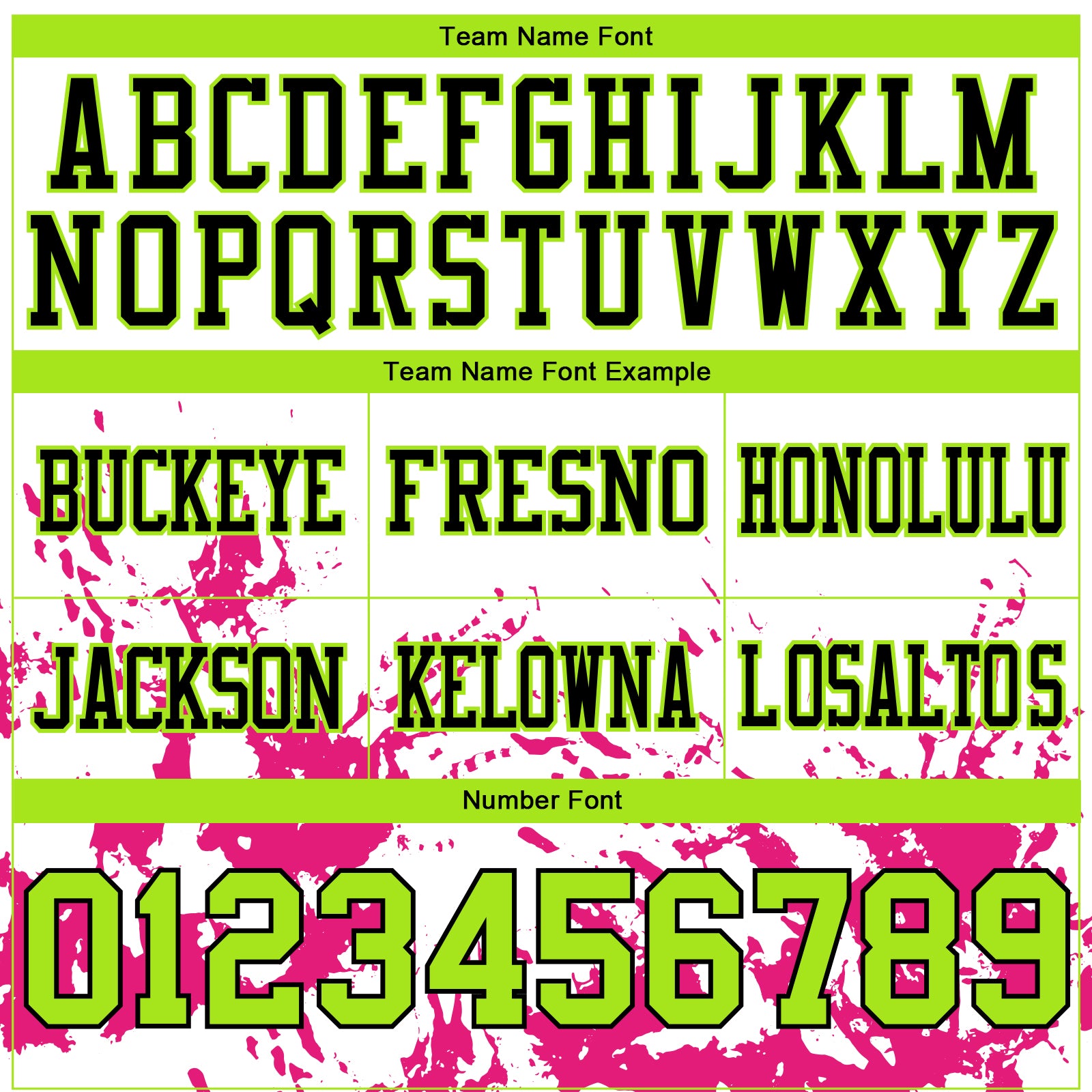 Custom White Neon Green Hot Pink-Black 3D Pattern Splash Authentic Football Jersey view 4