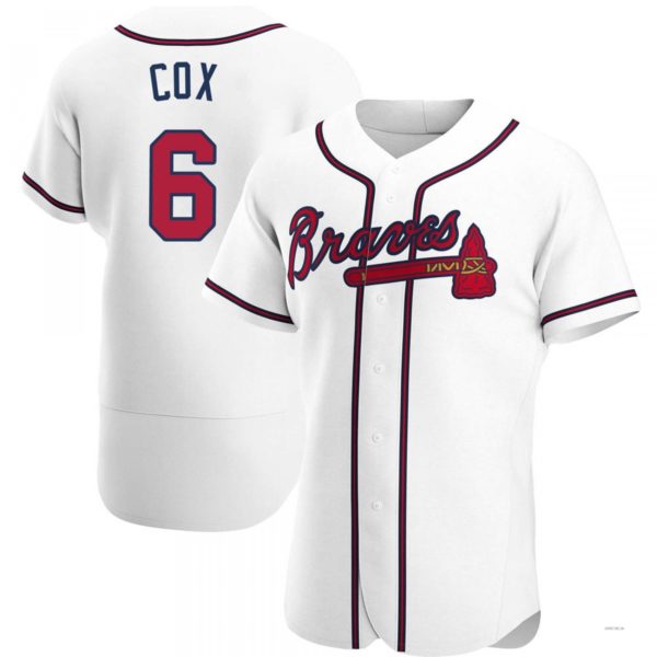 Atlanta Braves #6 Bobby Cox White Home Jersey Stitches Baseball Jerseys - Main View
