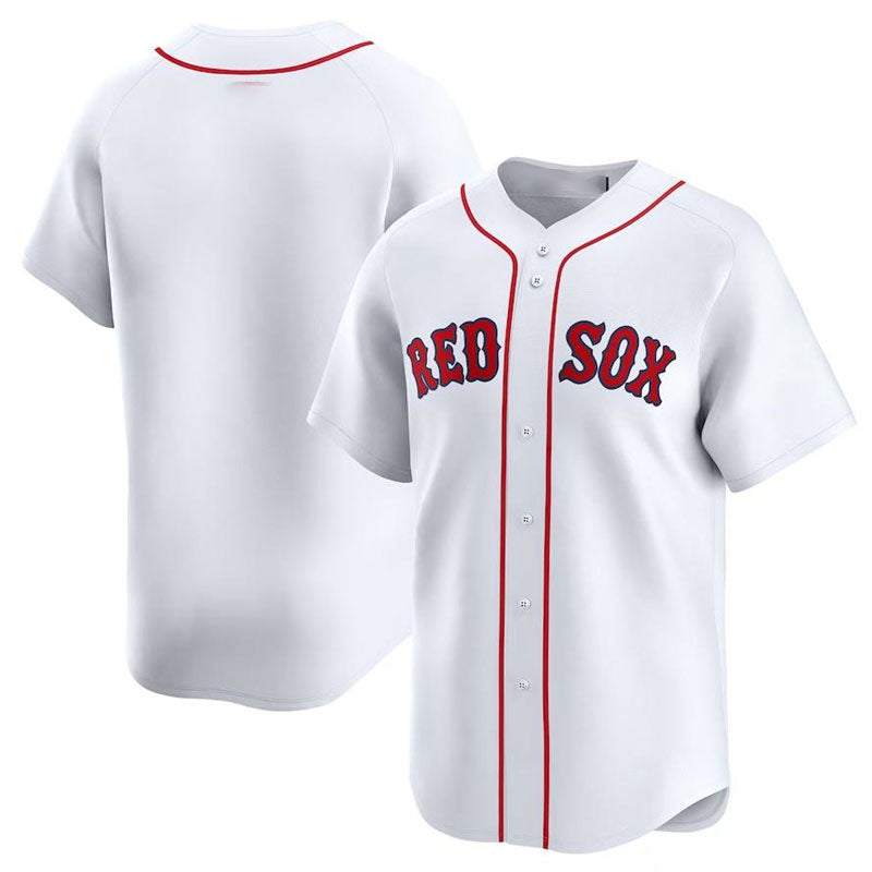 Boston Red Sox Home Authentic Team Jersey - White Baseball Jerseys - Main View